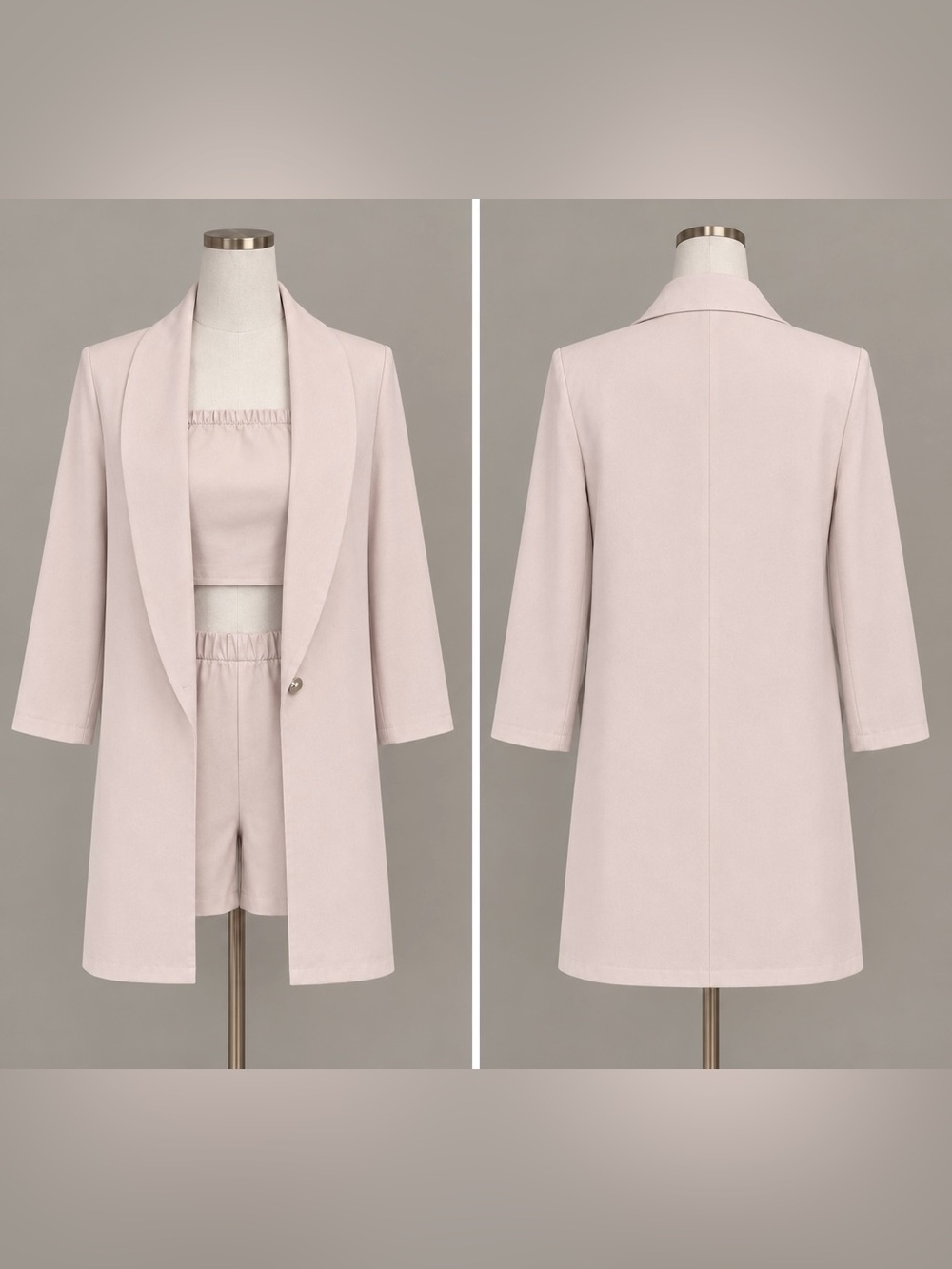 Women's Cream 3 Piece Set